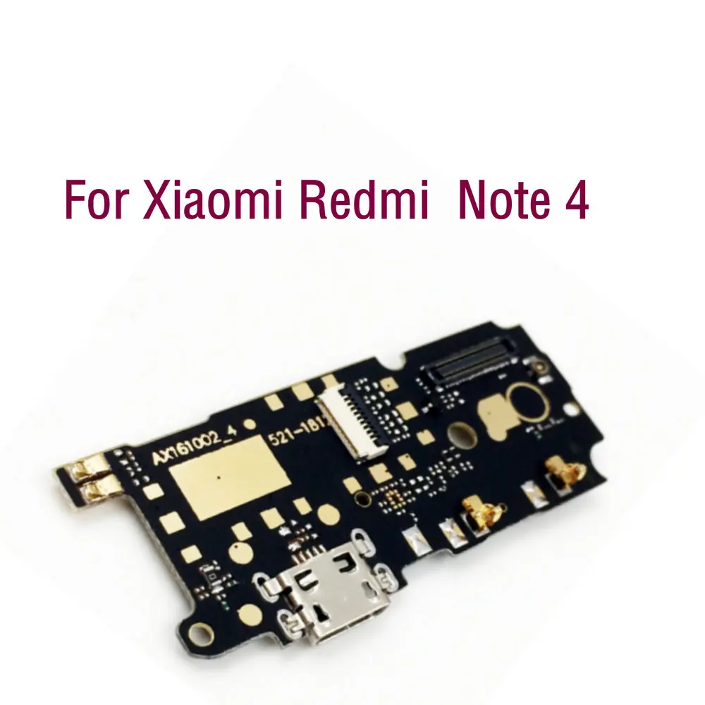 Prime Microphone Module USB Charging Port Board Flex Cable Connector For Xiaomi Redmi Note4 4 High quality Replacement Parts | Мобильные