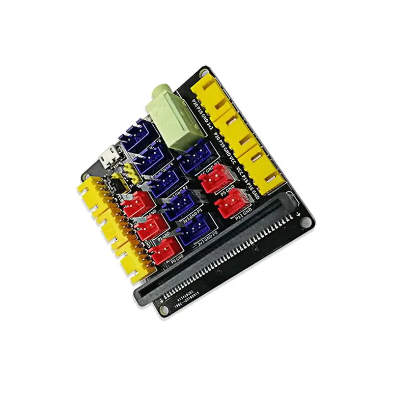 Макетная плата microbit расширения комплект для обучения питону Micro: модуль адаптера