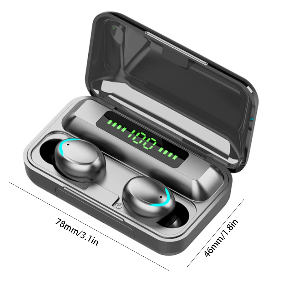 

Wireless Headphones Bluetooth Earphones Waterproof Earpieces Sport Earbuds For iPhone Huawei Samsung Xiaomi TWS Music Headset