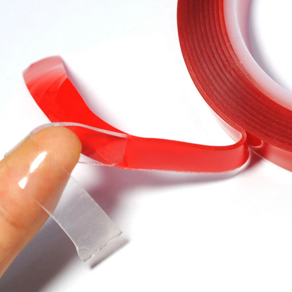 

1pc Car Double Sided Tape 10mmx300cm Adhesive Super Strong Transparent Acrylic Foam No Traces Sticker Mounting Accessory Tools