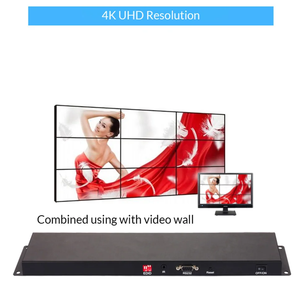 Разветвитель Unnlink 1X10 HDMI совместимый с 2 0 1 4 UHD 4K 60 Гц 30 выход в 10 для видеоприставки