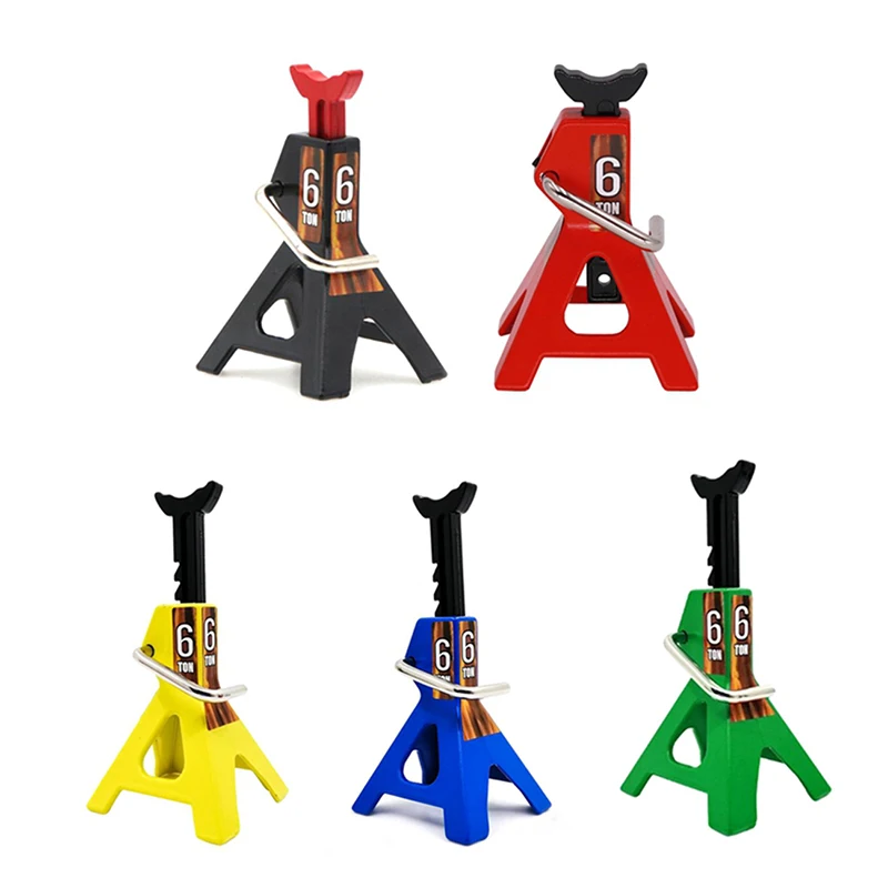 

6 Ton Simulation Jack Stands Lift Pair Rack for Remote Toy Car Truck Tire Change for 1/10 RC Crawler Car Traxxas TRX4 TRX6 Axial