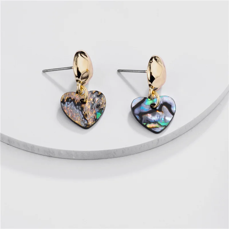 

Joolim Colorful Shell Hoop Earring Chic Hoop Earring Light weight Earring 2020