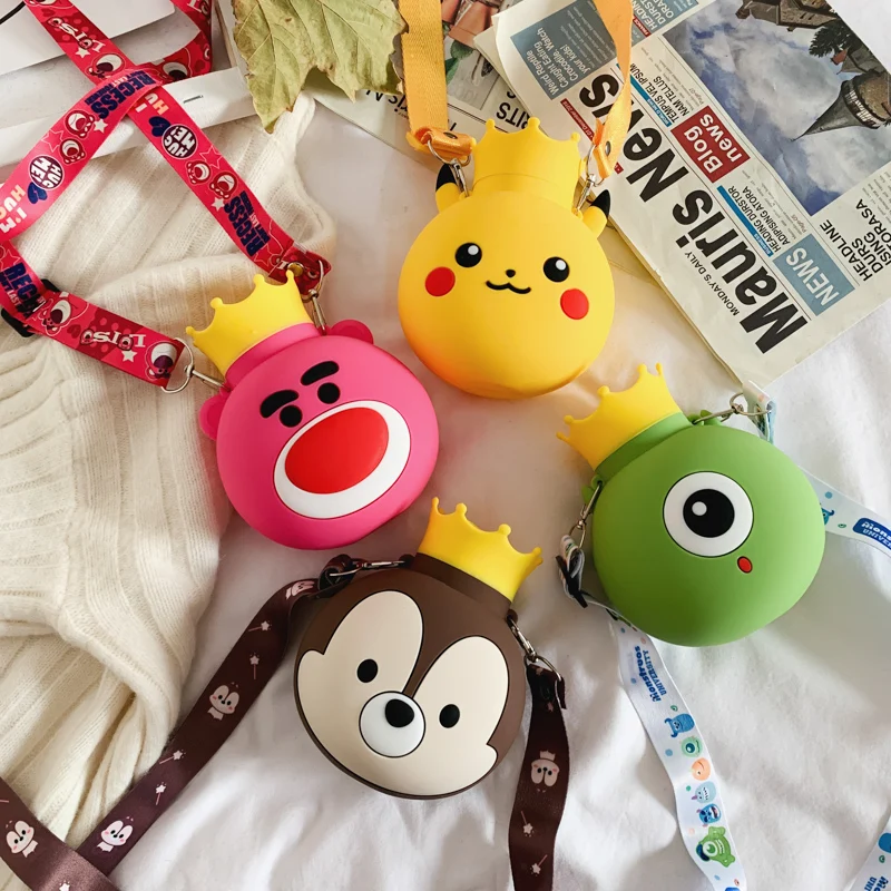 Милая мультяшная аниме мягкая силиконовая сумка для горячей воды Портативная