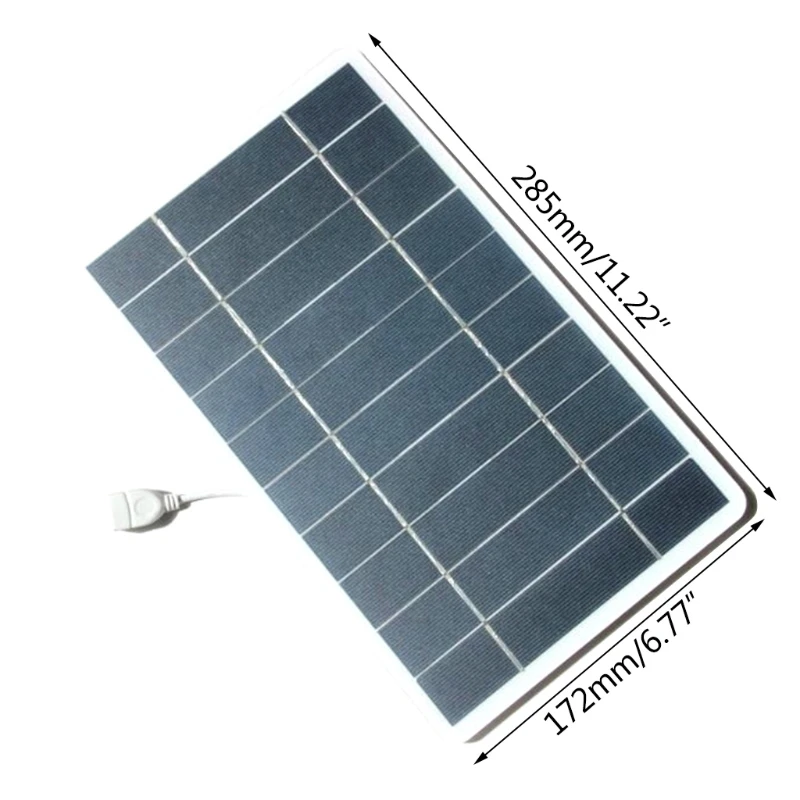Гибкий антикоррозийный комплект мощности 8 Вт 5 В солнечная панель Многоцелевой