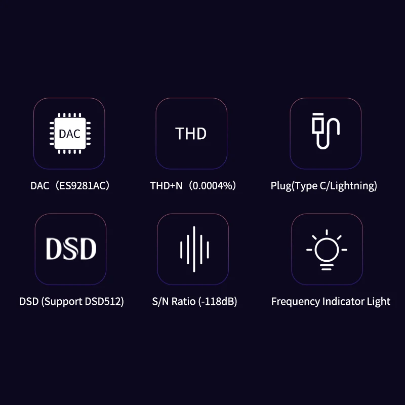 Портативный усилитель Hilidac audirect atom 2 MQA HiFi USB DAC/AMP ES9281AC DSD512 32 бит/768 кГц Type C/ Lightning |