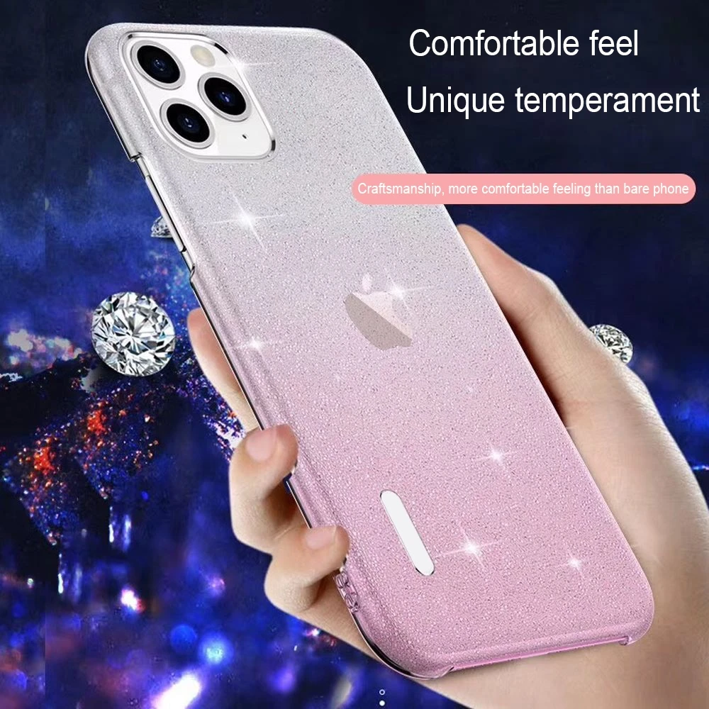 Роскошный Матовый чехол для iPhone 11 Pro Max милый Блестящий противоударный Apple |