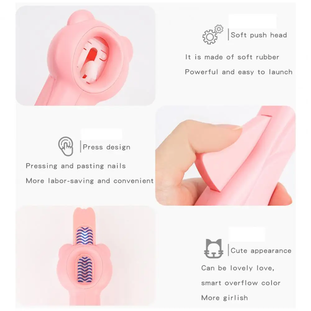 

Children's DIY manicure tool set Pressing beauty nail machine girl simulation play house makeup toy