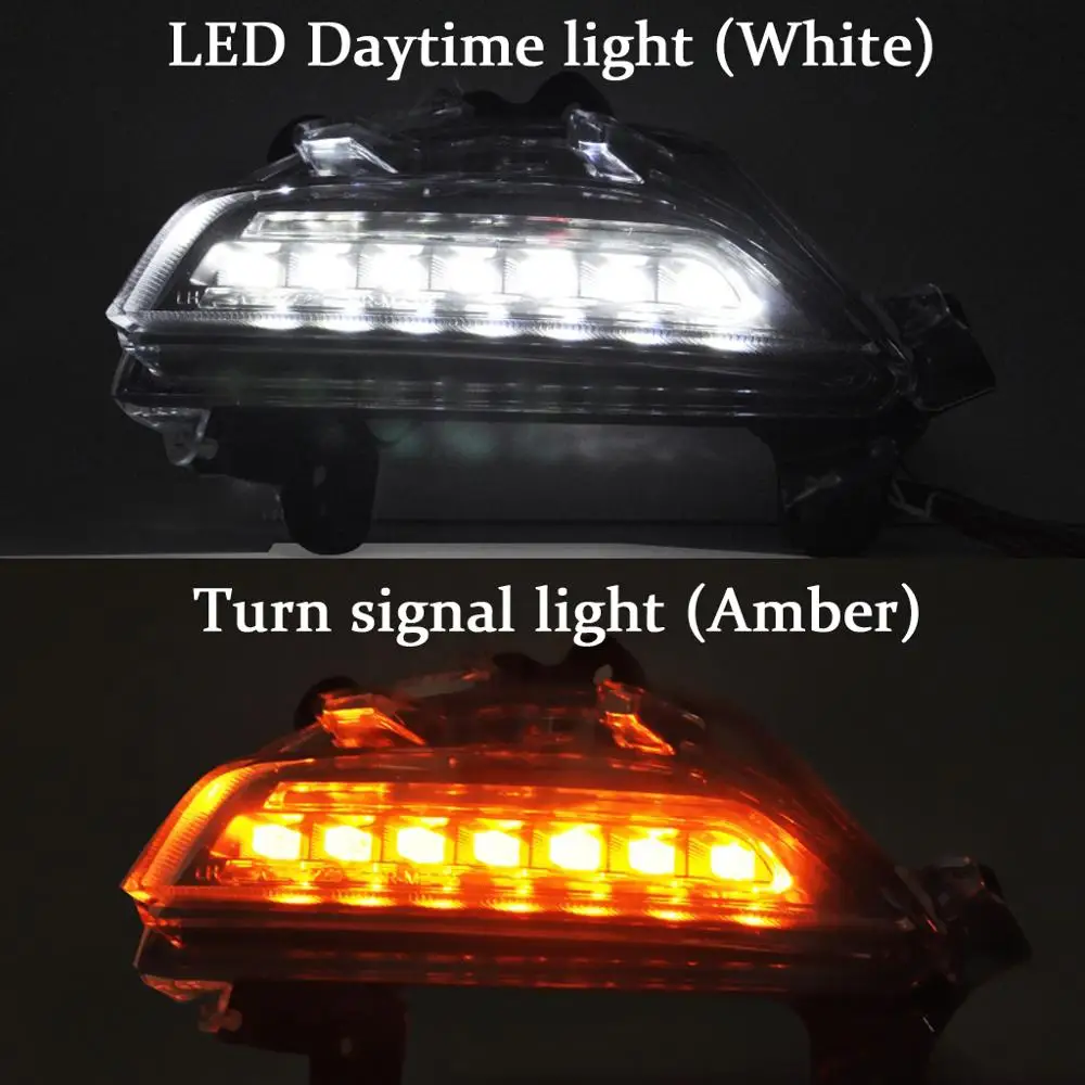 

For Mazda 3 Axela 2014-2016 Car Daylight Guide LED Daytime Running Light Turn Signal light Indicator light