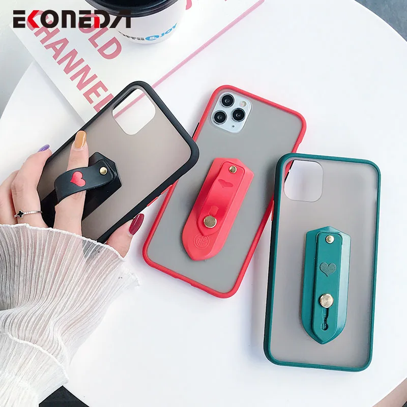 

EKONEDA Finger Ring Stand Case For Samsung Galaxy Note 8 9 10 S8 S9 S10 S20 Ultra Plus A51 A50 A71 A70 Phone Holder Case