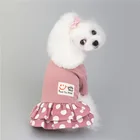 2021 роскошная дизайнерская одежда с принтом в виде собак для маленьких собак Щенок летняя хлопковая одежда с принтом в виде собак для девочек Чихуахуа французский одежда для бульдога