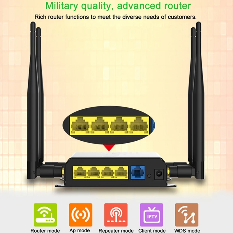 Маршрутизатор WiFi 4G беспроводной маршрутизатор 300 Мбит/с для частотного диапазона