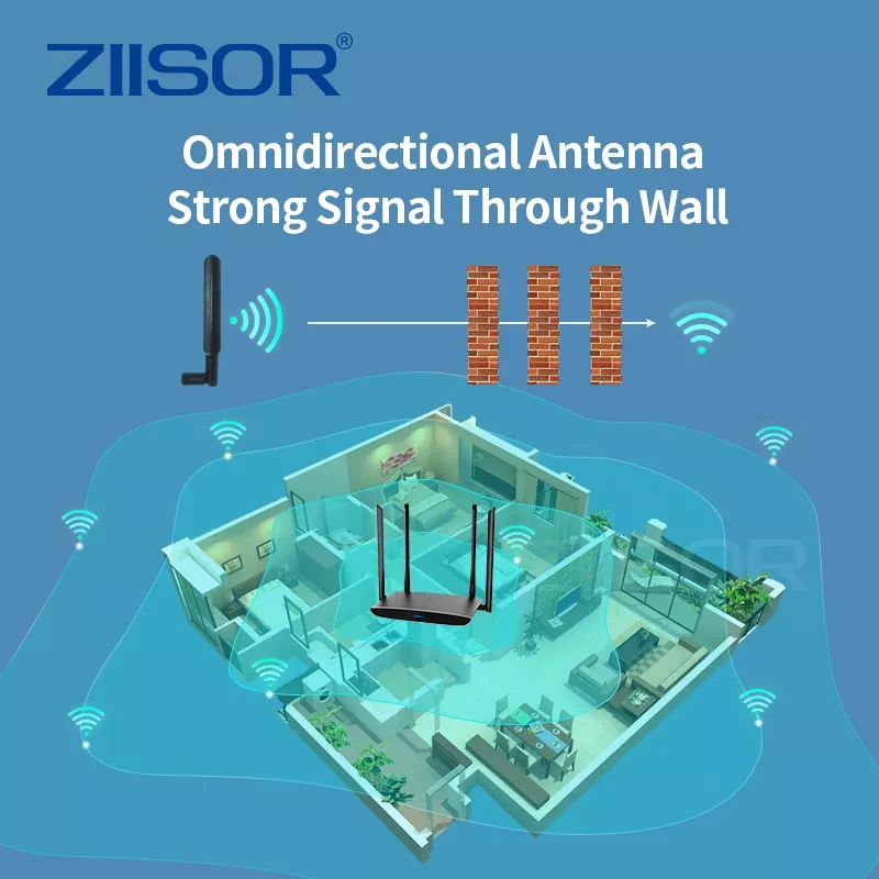 Wi-Fi антенна c разъемами RP SMA Мужской Для маршрутизатор 2 4 г 5 8 Интернет усилитель