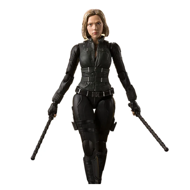 SHF Marvel легенды Мстители: война бесконечности Наташа Романоф экшн-фигурка Черная