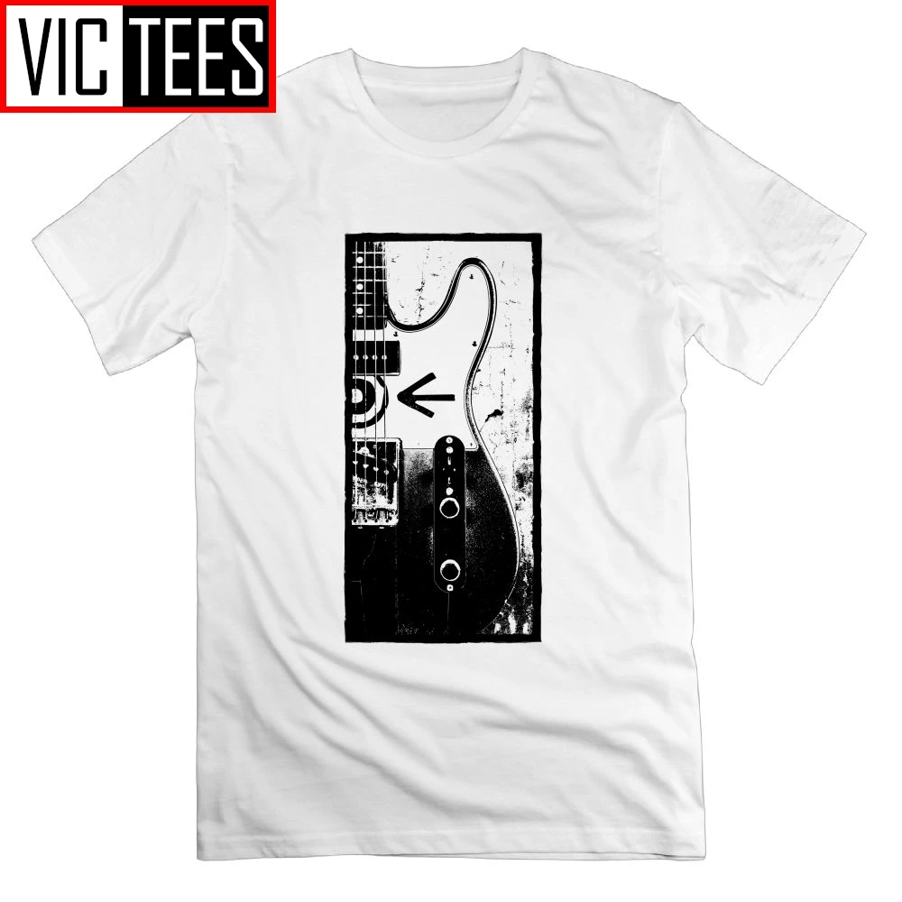 Telecaster Guitar Eddie Vedder мужские футболки Классические летние с короткими рукавами 100%