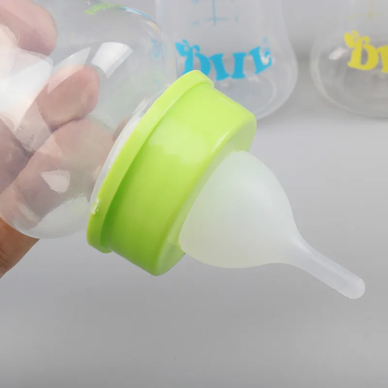 Силиконовая бутылочка для кормления домашних животных из трех предметов