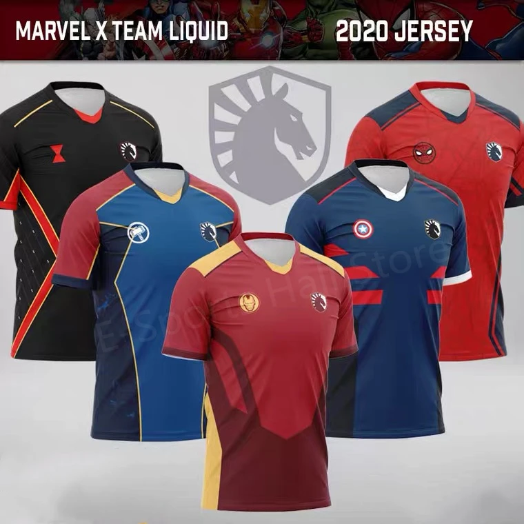 

2021 New Liquid Team Uniform TL Team Gaming Fan Top 2020 LCS LOL North American Division CSGODOTA Game Supporter Jersey T-shirt