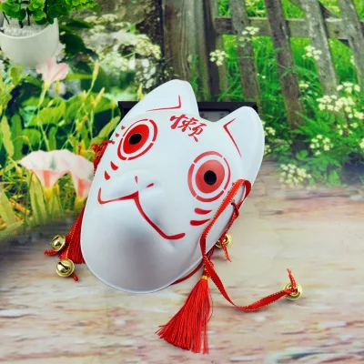 2019 China fox color painting fire forest summer eye cat mask trembling sound PVC high quality printing | Тематическая одежда и