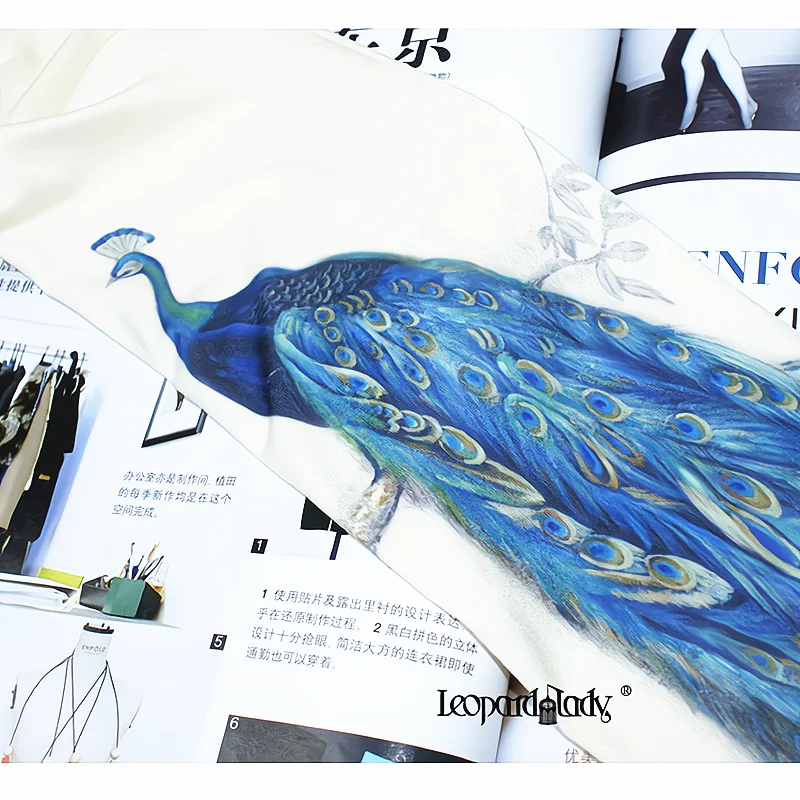 Новинка женские колготки Национальный Ветер красивый принт павлина модные