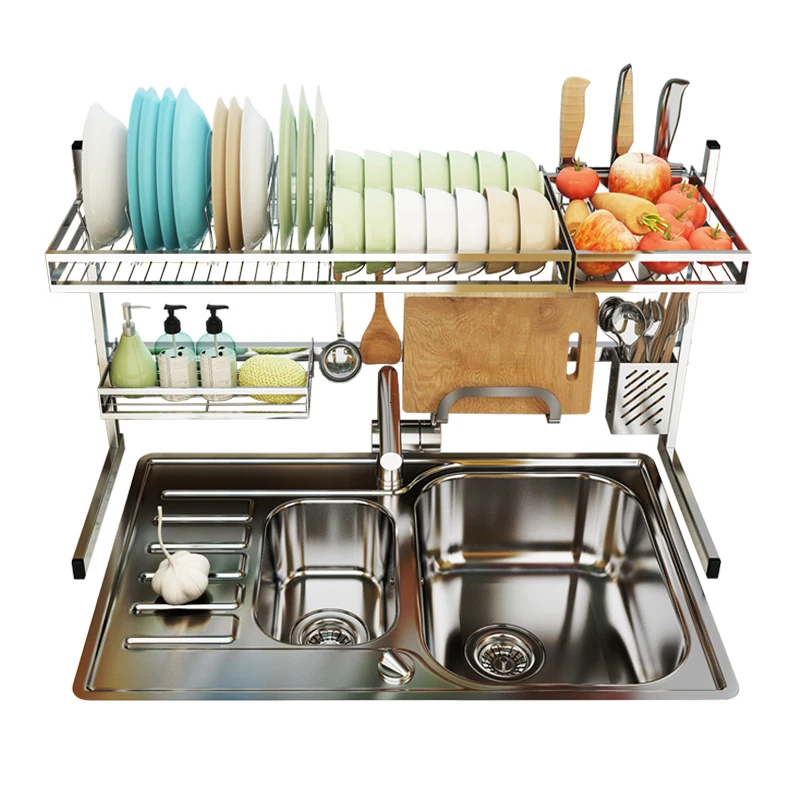 DEL # Escurreplatos Especias органайзер держатель для кухни Нержавеющая сталь из дынь Cocina