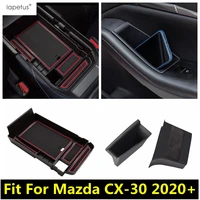 for mazda cx30 cx 30 2020 2021 2022 center armrest storage box front door handle glove container holder tray plastic accessories