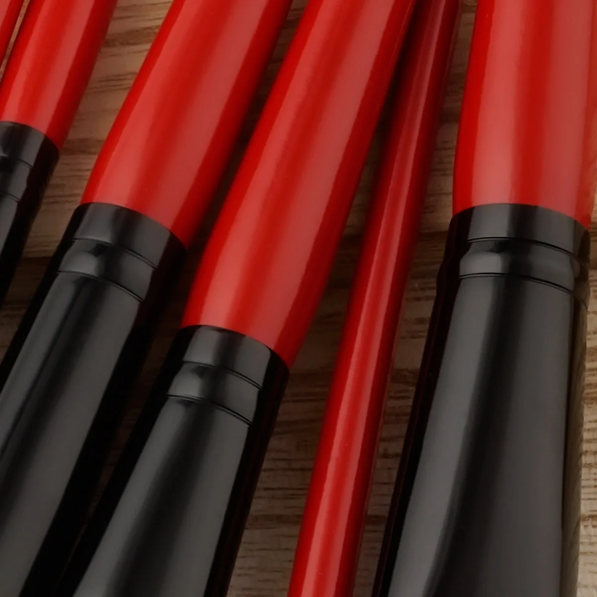 Профессиональная Мода для девочек сексуальные красные Кисточки макияжа 6 шт.