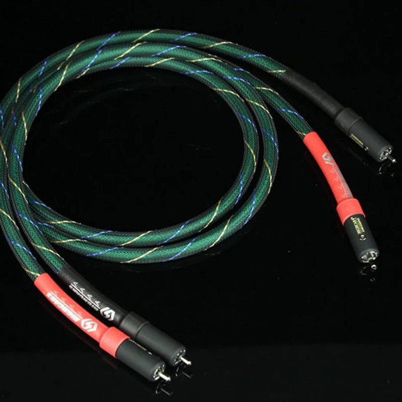 Copper Silver Mixed RCA Cable 7N OCC Single Crystal HiFi Audio Line | Электроника