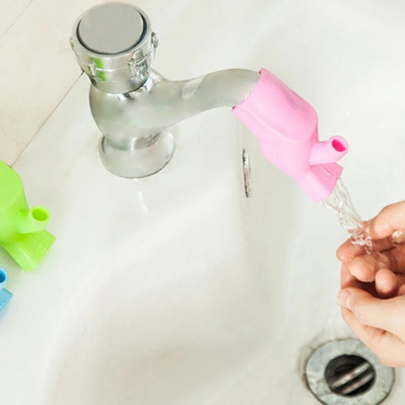 1pcc высокоэластичный силиконовый удлинитель водяного крана для раковины детей