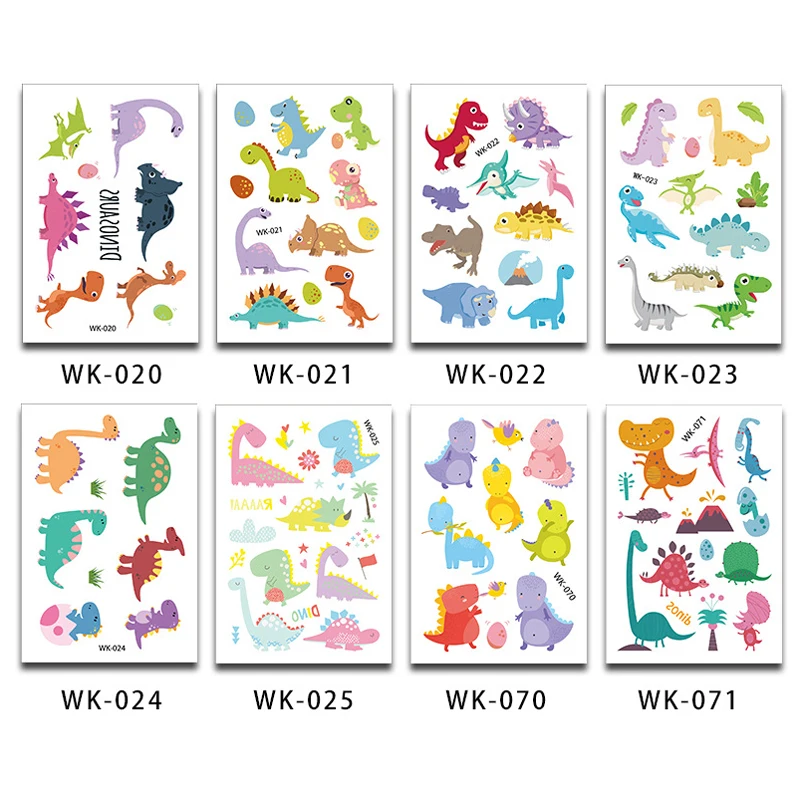 12 шт. в упаковке для детей с изображением динозавра из мультфильма