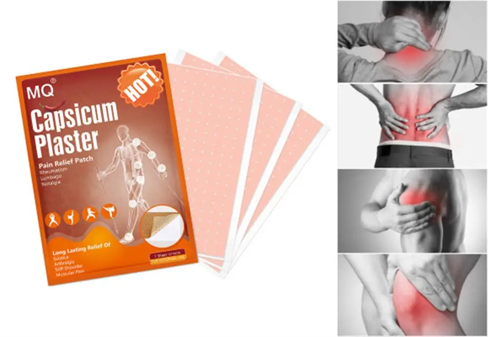Перцовый пластырь для снятия боли в мышцах 1 шт. | Красота и здоровье