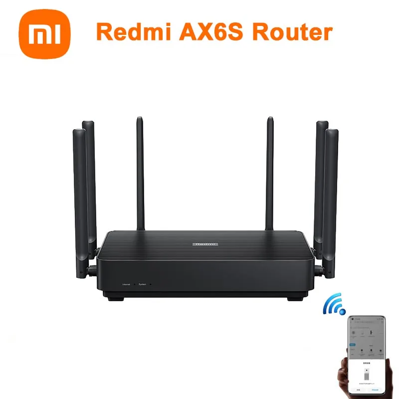 

New 2021 Xiaomi Redmi AX6S WIFI6 Router 3000Mbps Mesh Dual Bands 5G 256MB 2.4G OFDMA Efficient Transmission 6 Signal Amplifier