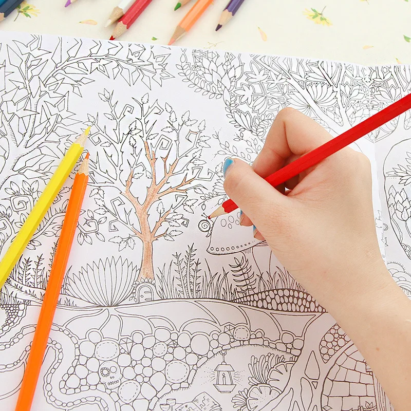 36 штук коробок с цветным карандашом прекрасные канцелярские принадлежности