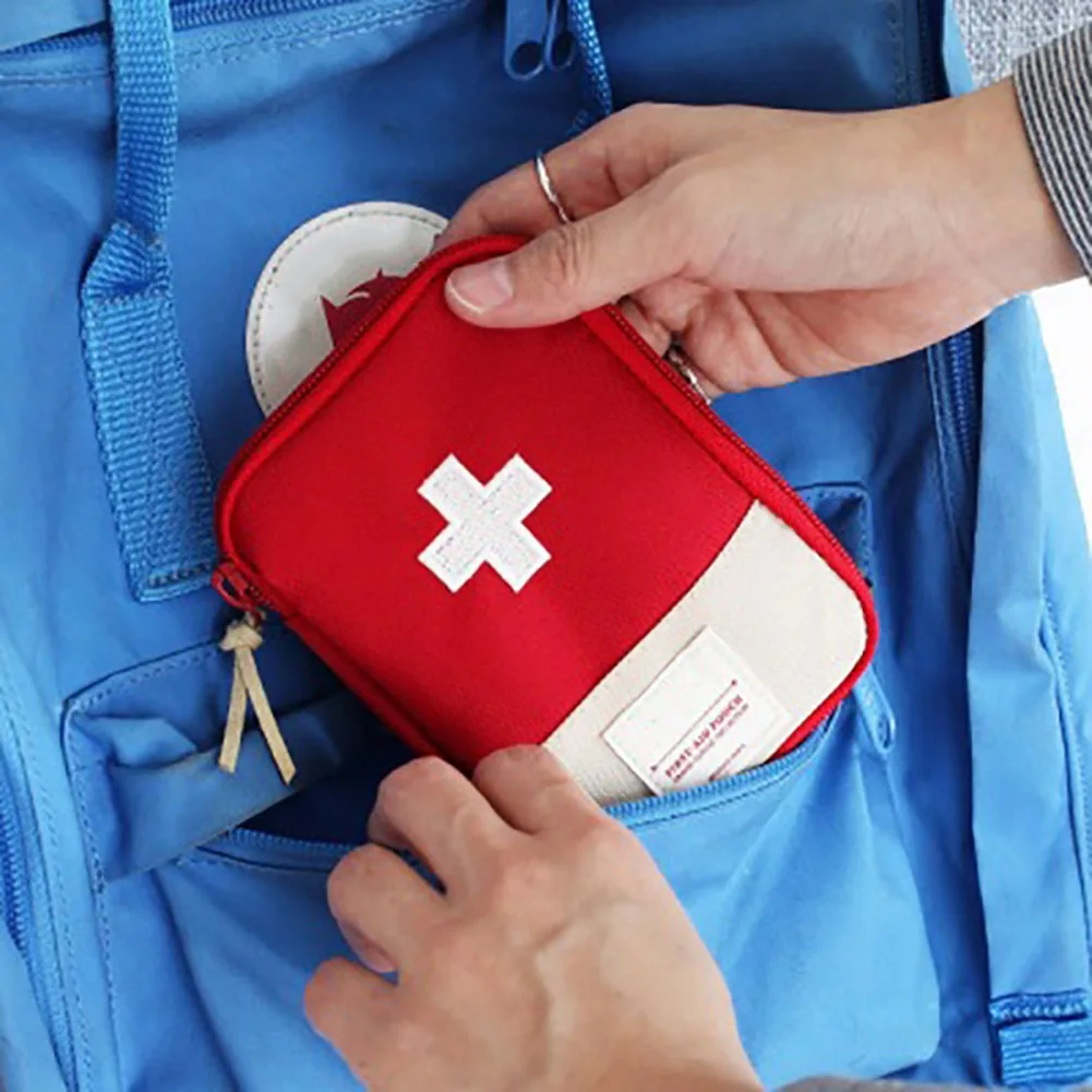 

Empty First Aid Bag Emergency Pouch Travel Medicine Pill Storage Bags Outdoor Survival Organizer AUG889