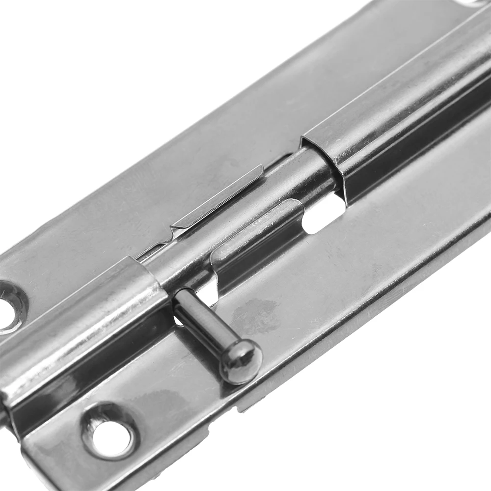 Новинка 4/5 дюйма длинная Серебристая дверная защелка из нержавеющей стали