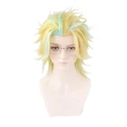 Парик для косплея Риндо хайтани из аниме Токийский мстители, короткие термостойкие синтетические волосы золотистого цвета смешанного синего цвета
