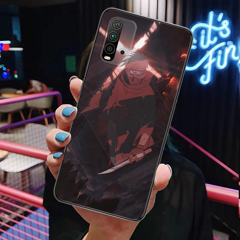 

Sasuked N-Naruto Kakashi Gaara Painting Phone Case Redmi 9 9 Pro 9T 9A 9C Redmi Note 9 9S Pro Max Full Protection Cover