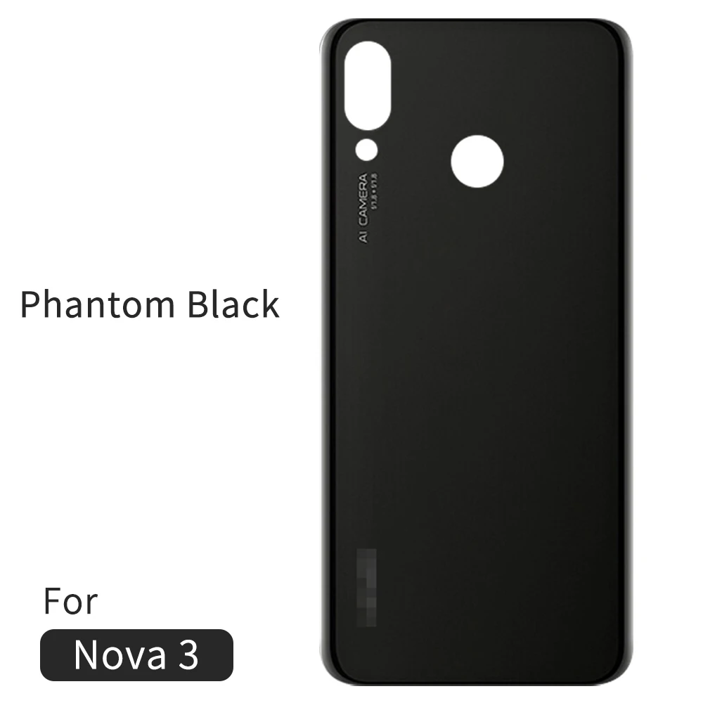 100% новый чехол для аккумулятора Huawei Nova3 задняя крышка Nova3e Nova3i запасные части +