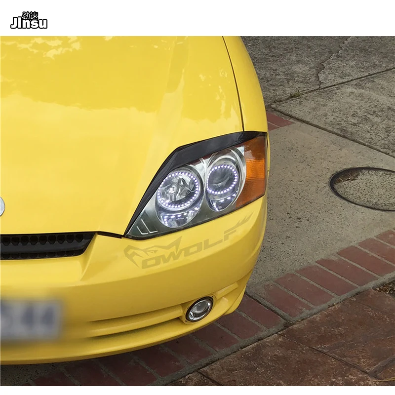 Спортивная стильная декоративная наклейка для передней фары из углеродного