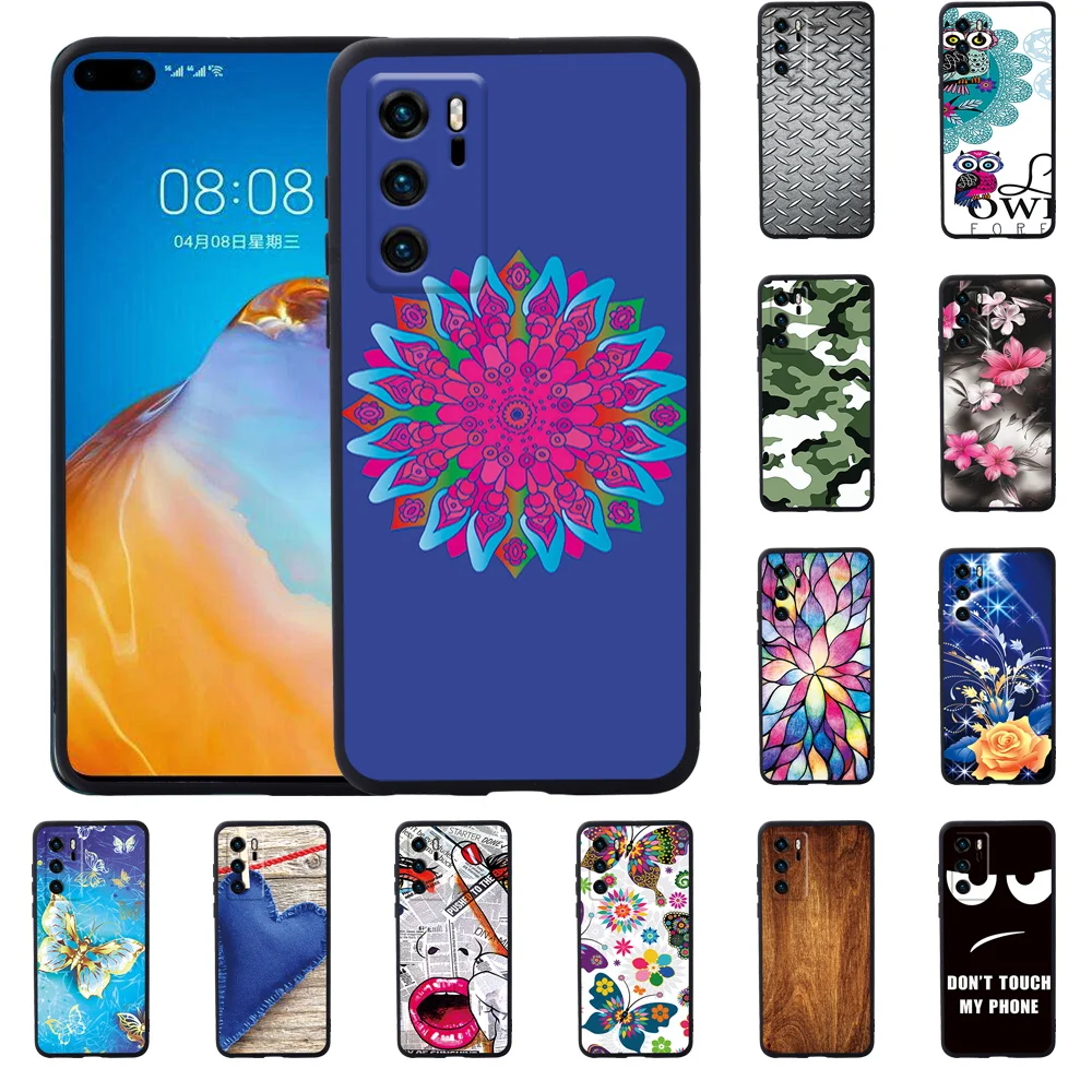 

Old Image Pattern Soft TPU Silicone Phone Case for Huawei P20/P20 Pro/P30 Pro/P30 Plus/P30 LITE/P40/P40 Pro Anti-drop Back Cover