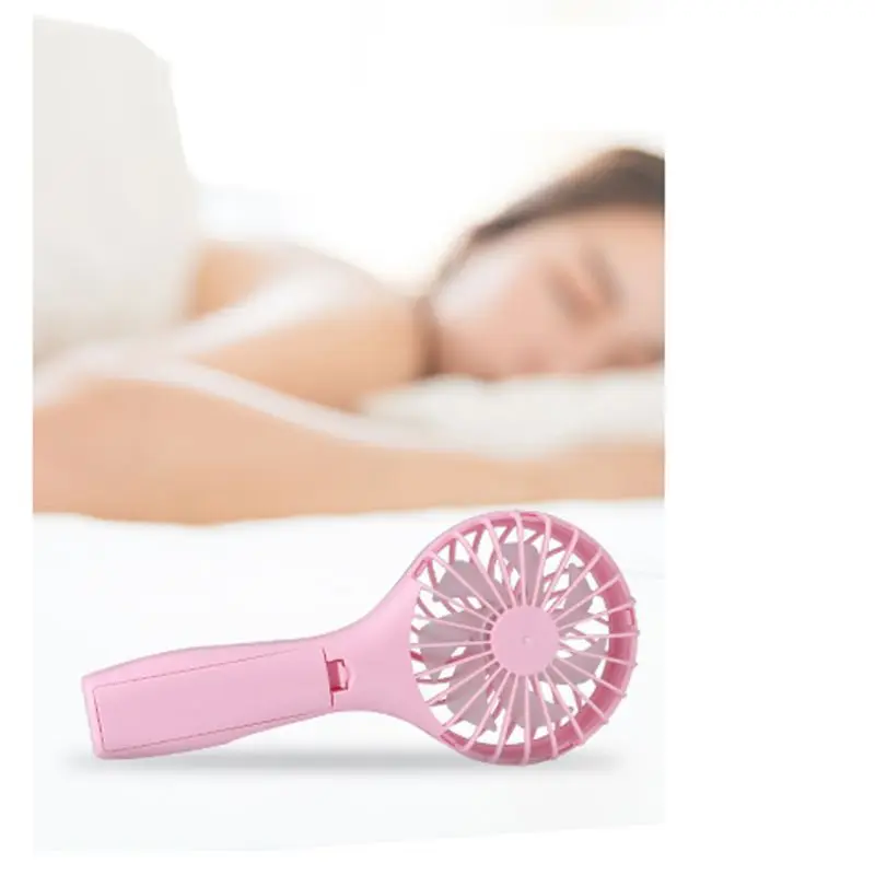 

Handheld USB Fan Cooling Mini Fan 3 Speed Air Cooler Fan LED Light for Car Home