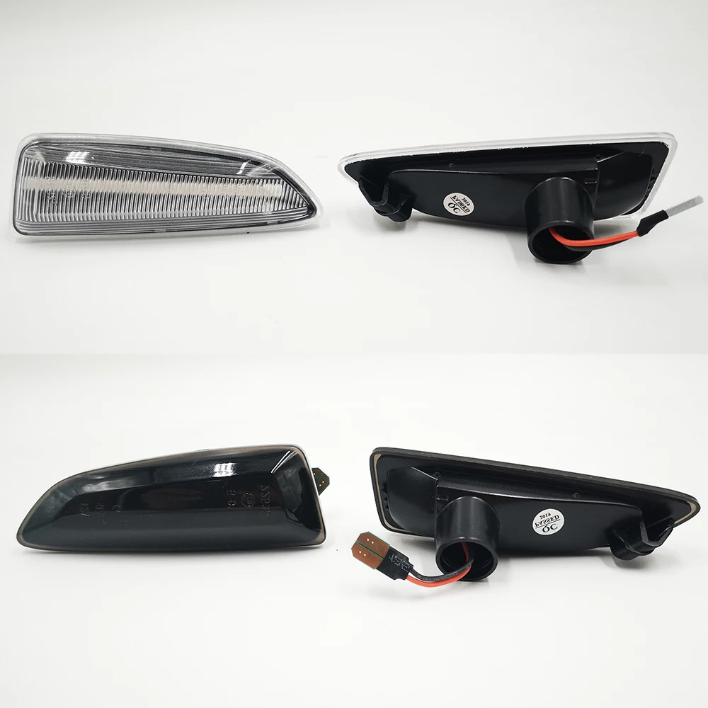 2 шт. динамический светодиодные боковые габаритные фонари 12V течет сигнала