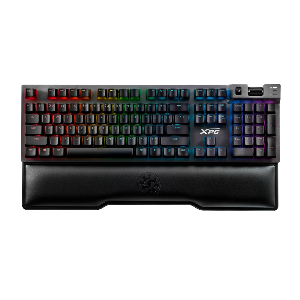 Глобальная механическая клавиатура Adata XPG 104 клавиши 100% TKL RGB с эффектом освещения