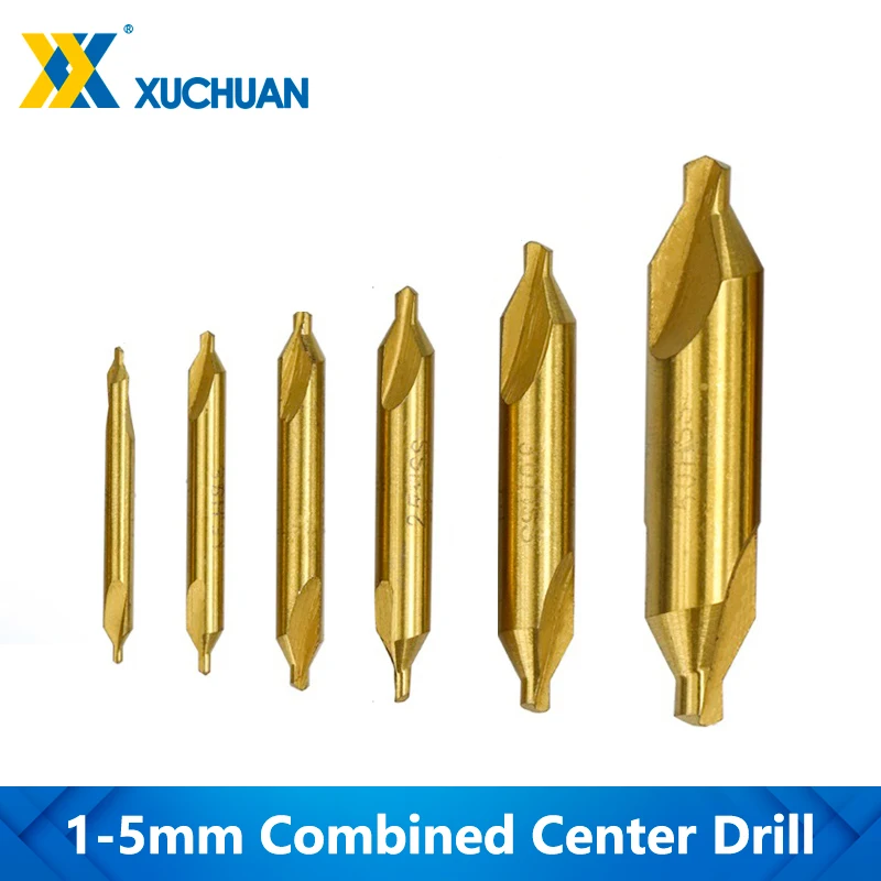 

Комбинированный центр сверла HSS сверление 6 шт. угловые наконечники для зенковки 1,0/1,5/2,0/2,5/3,5/5 мм для металлообработки инструменты металличе...
