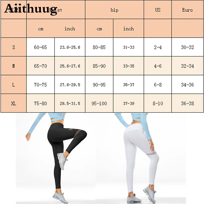Женские Штаны Для Йоги Aiithuug с поясом женские длинные леггинсы для тренировок