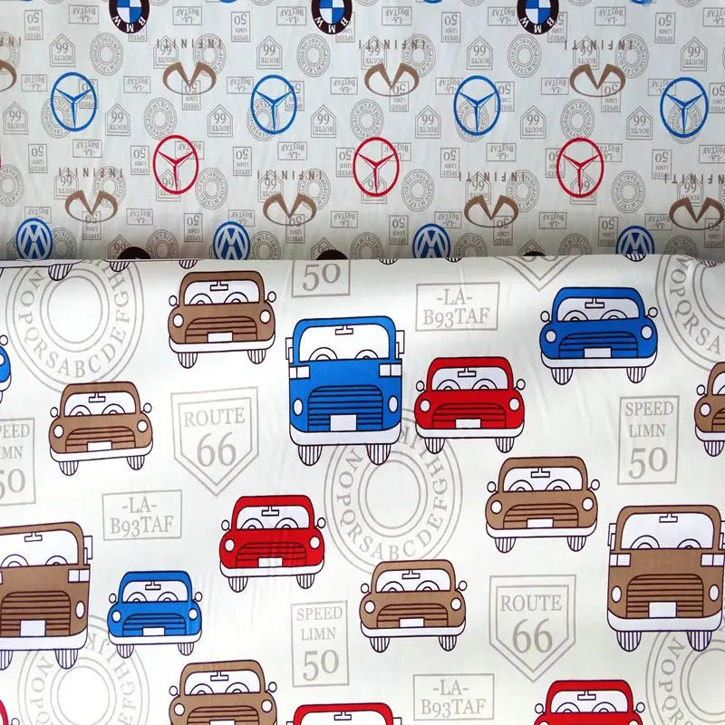 100% хлопок ткань для шитья детский рисунок хлопчатобумажная DIY с рисунком