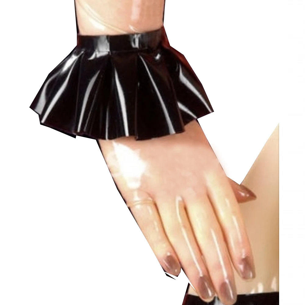 Длинное платье горничной металлик Пышный рукав лазерная перекрестная модель