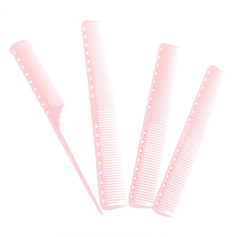 

1PC Pink Anti-static Pointed Tail Comb Salon Hairdressing Hair Styling Comb Plastic Fine-tooth Hair Comb Beauty Tools