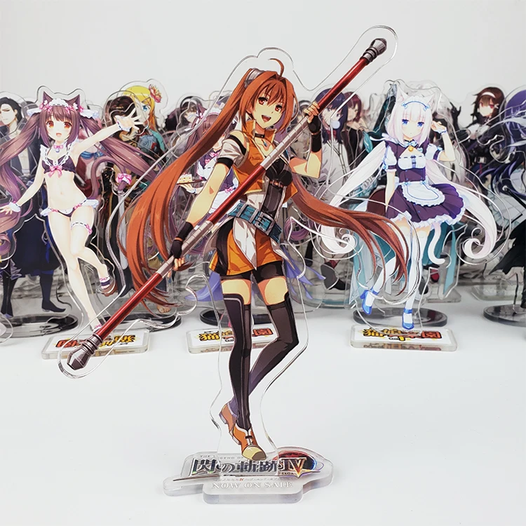 

The Legend of Heroes:Trails of Cold Steel Ⅳ Figure Toy Rean Alisa Eliot Laura Hede Acrylic Model Stand Doll Pendants Gifts