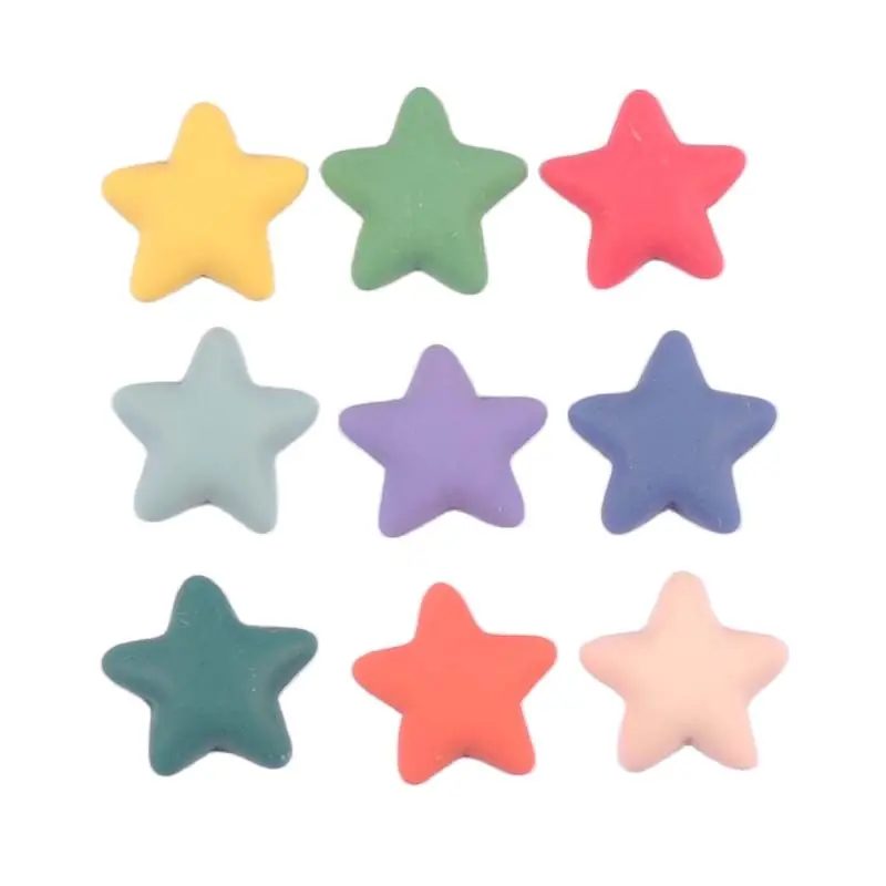 

30 шт., разноцветные звездочки для украшения телефона