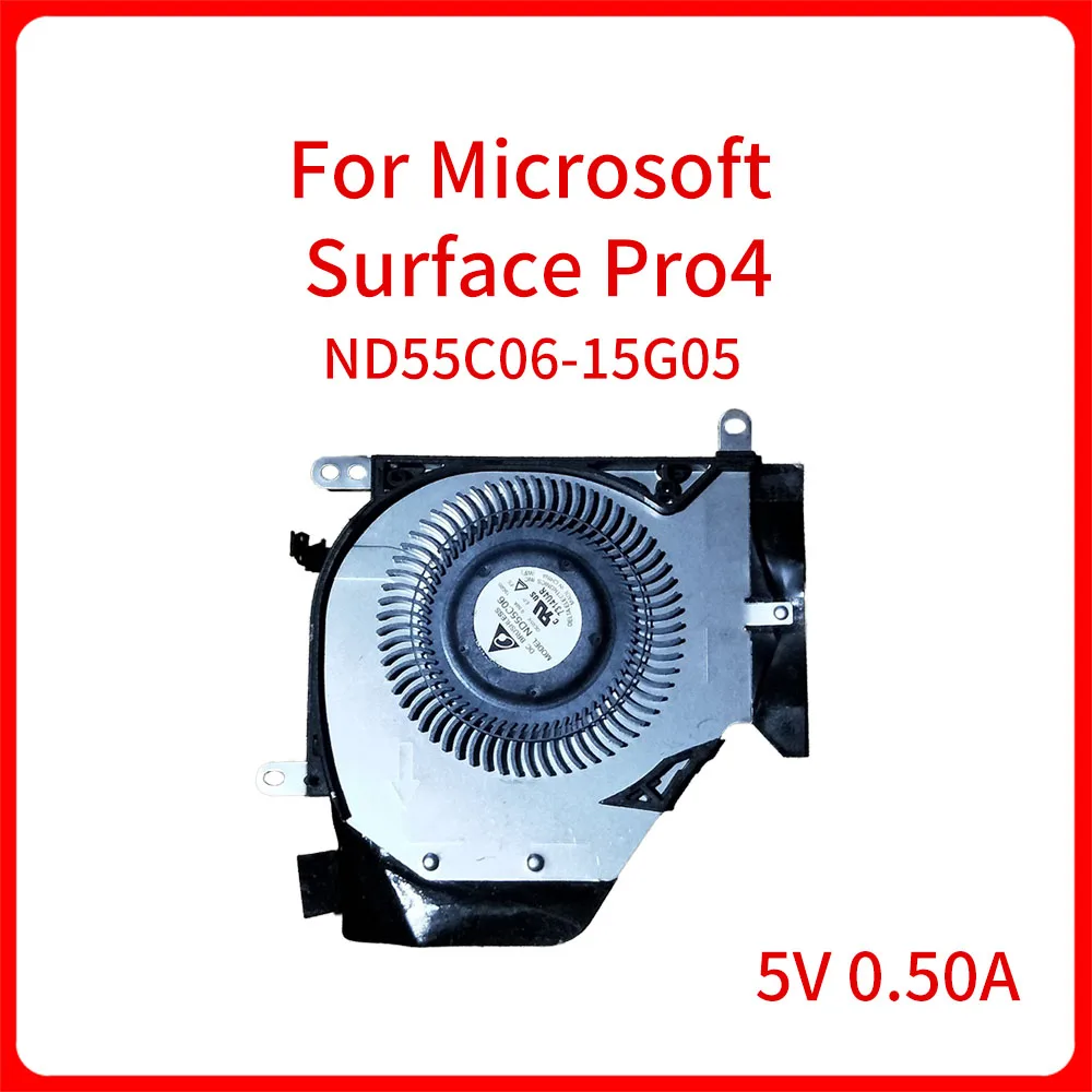 

Original DC5V 0.50A Cooling Fan ND55C06-15G05 For Microsoft Surface Pro4 Pro 4 Laptop Built-in CPU Cooling Cooler Fan